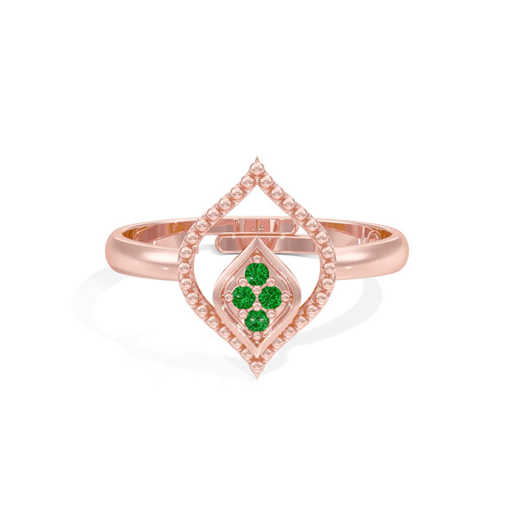 #metal_rose-gold-plated#stone-colour_emerald-green