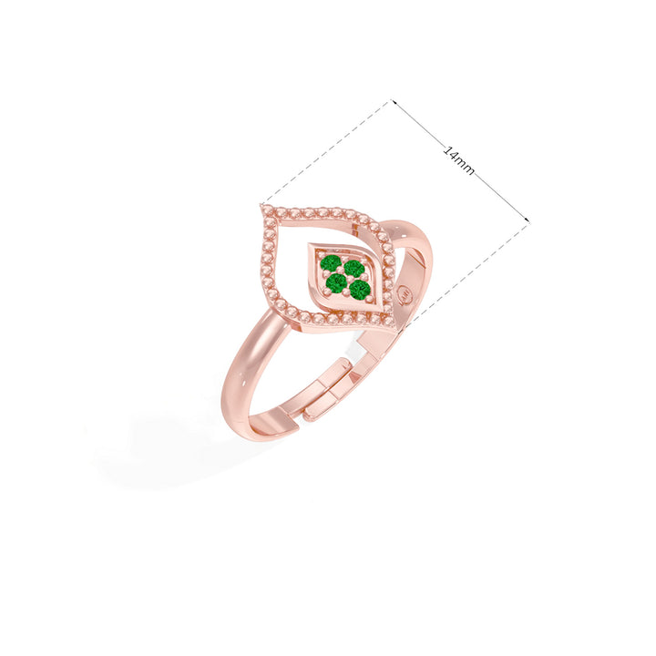 #metal_rose-gold-plated#stone-colour_emerald-green