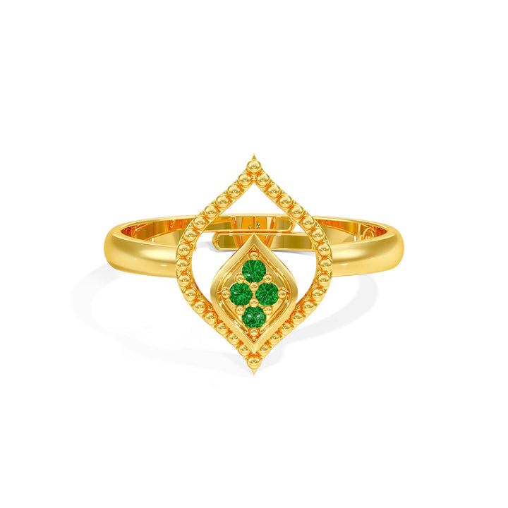 #metal_gold-plated#stone-colour_emerald-green