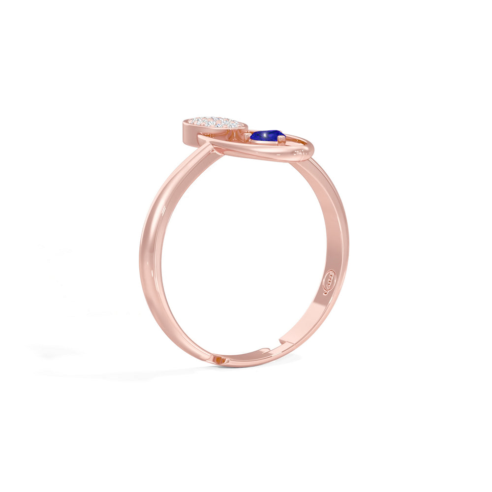 Radiant Heart Oval Ring