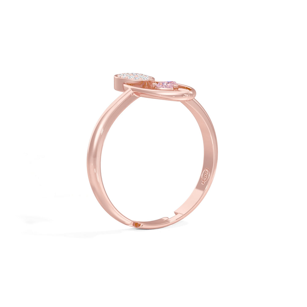 Radiant Heart Oval Ring