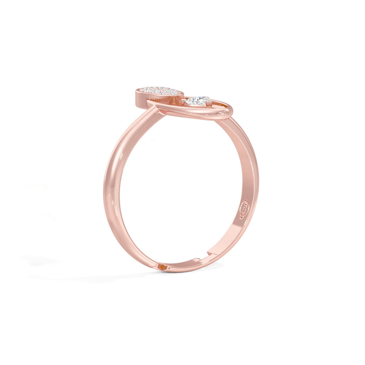 Radiant Heart Oval Ring