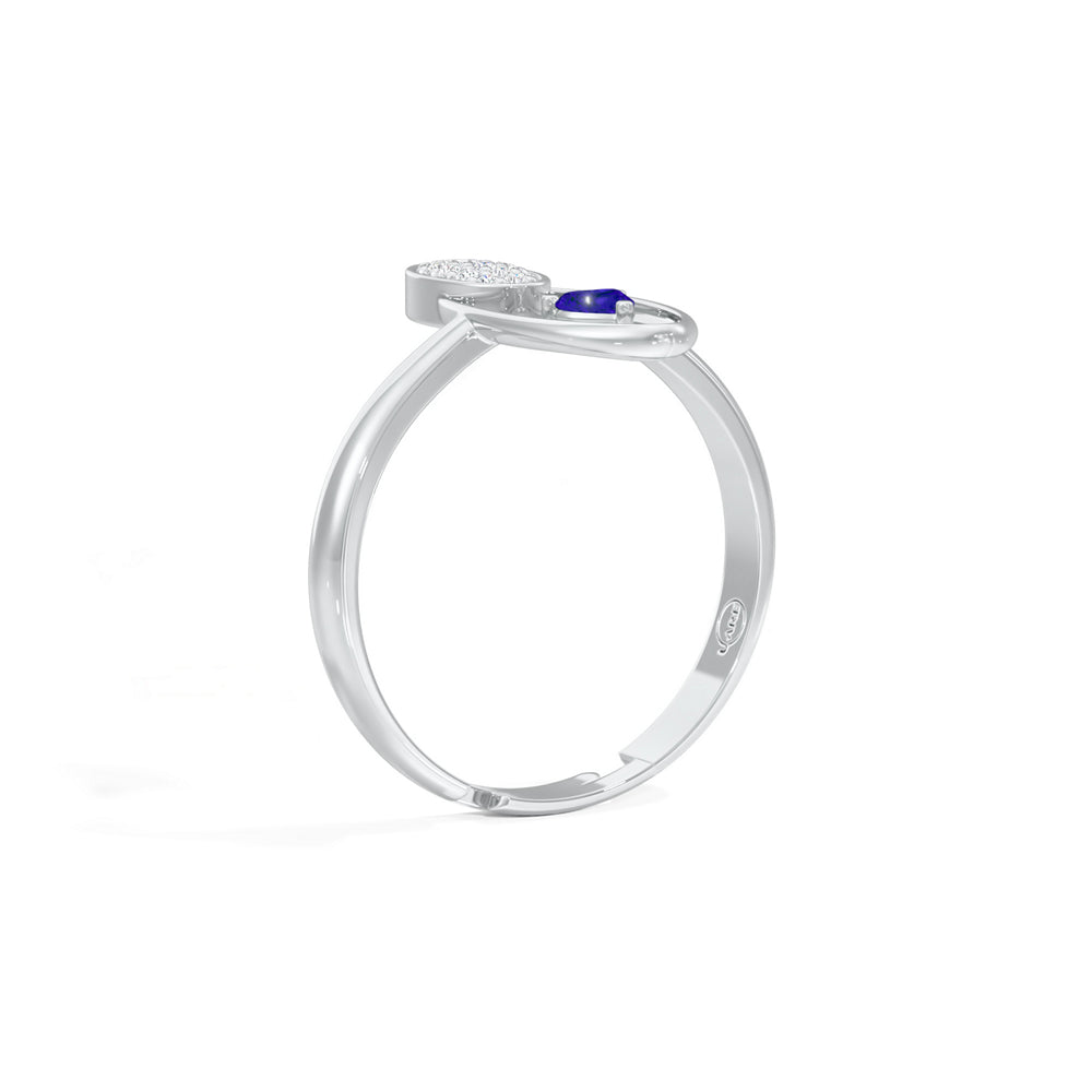 Radiant Heart Oval Ring