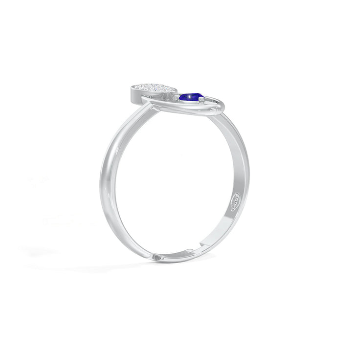 Radiant Heart Oval Ring