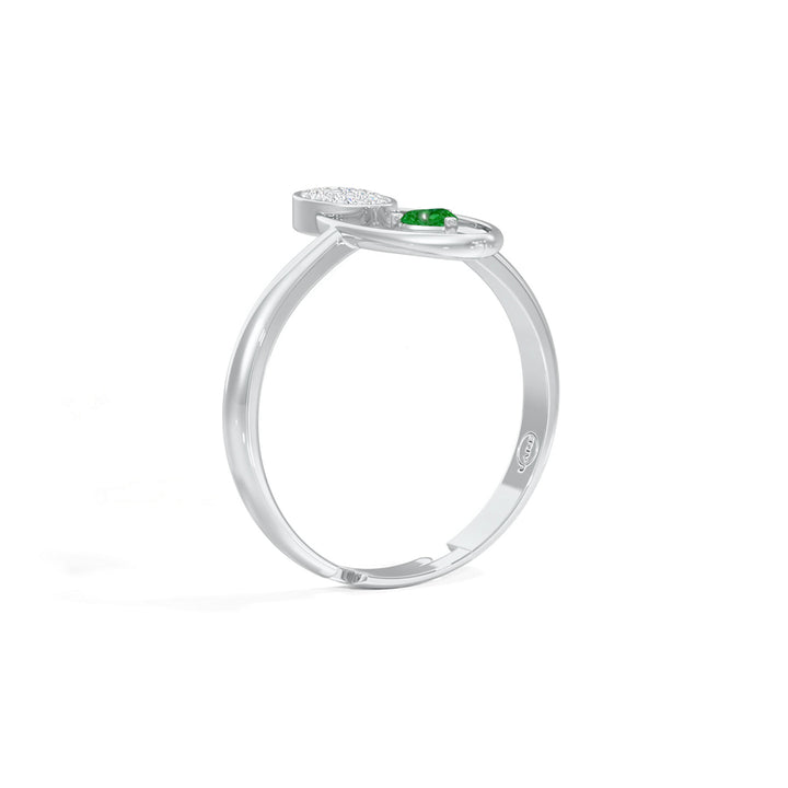 Radiant Heart Oval Ring