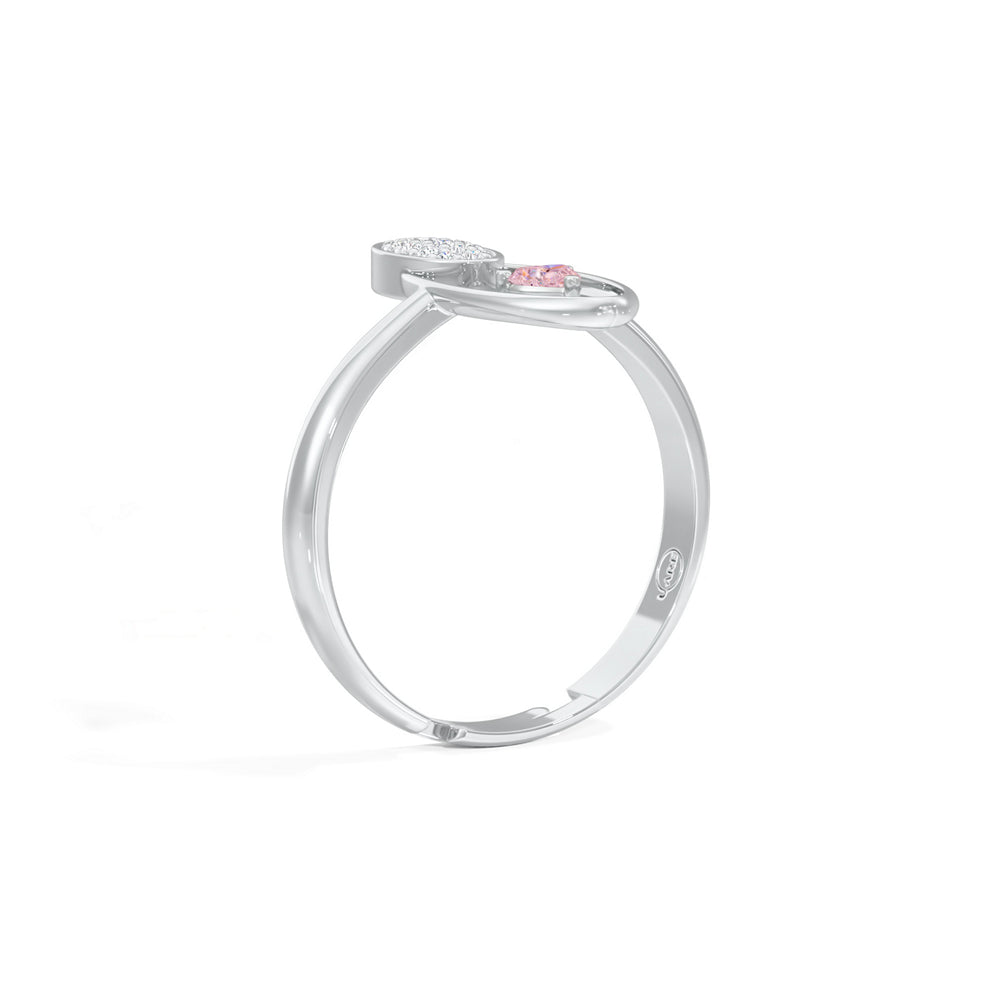 Radiant Heart Oval Ring