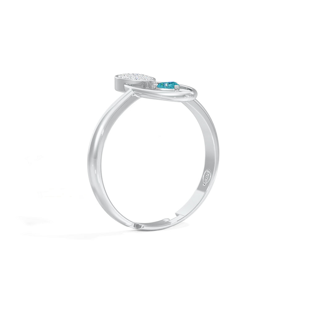 Radiant Heart Oval Ring
