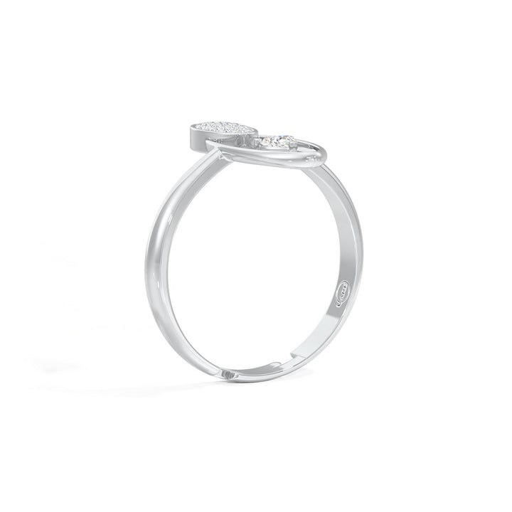 Radiant Heart Oval Ring