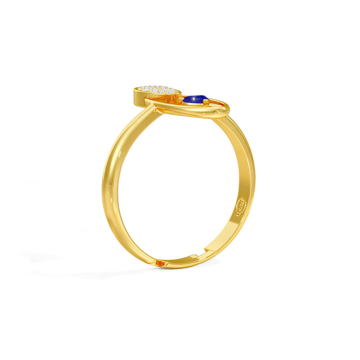 Radiant Heart Oval Ring