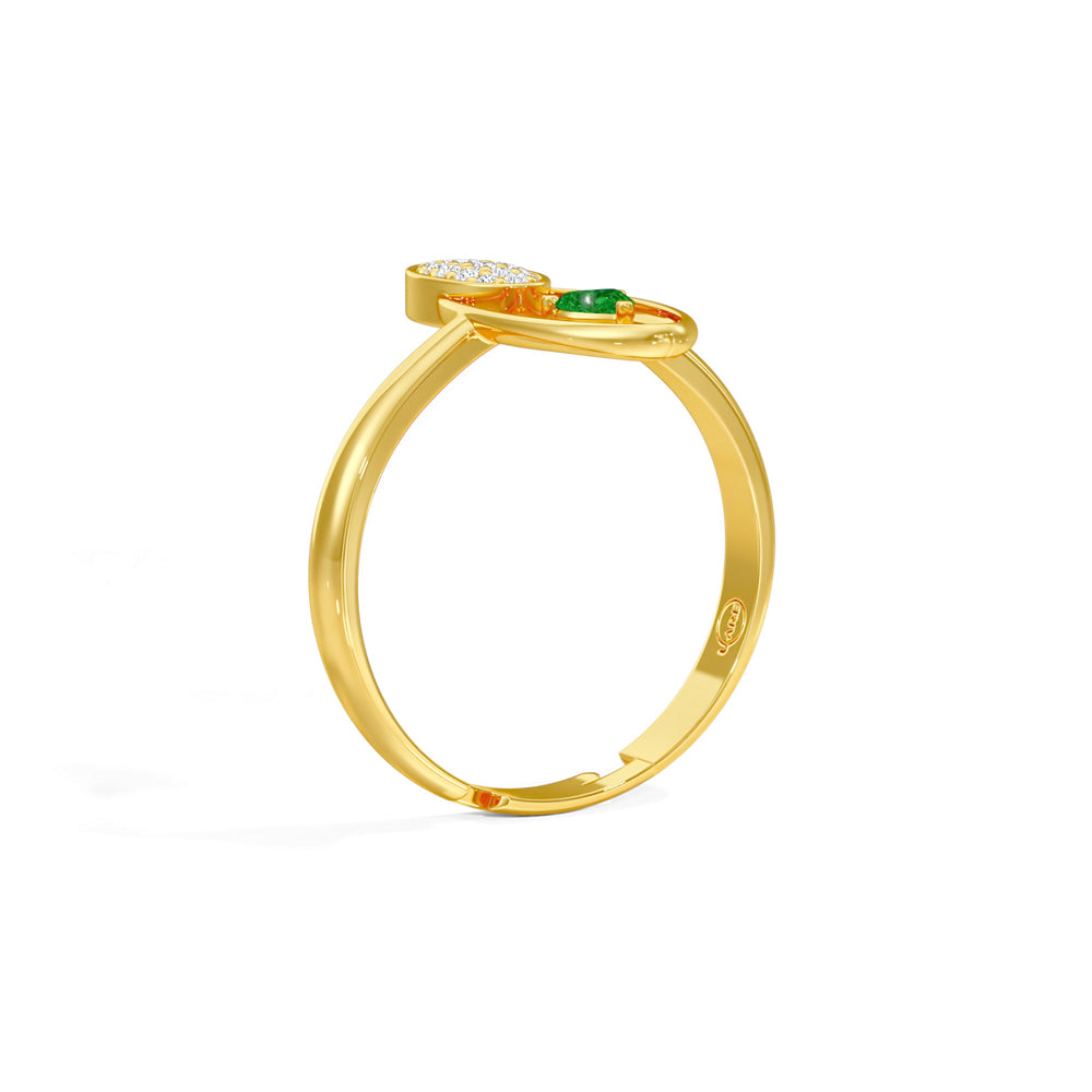 Radiant Heart Oval Ring