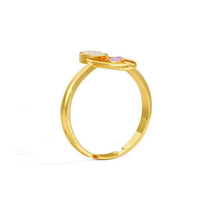 Radiant Heart Oval Ring