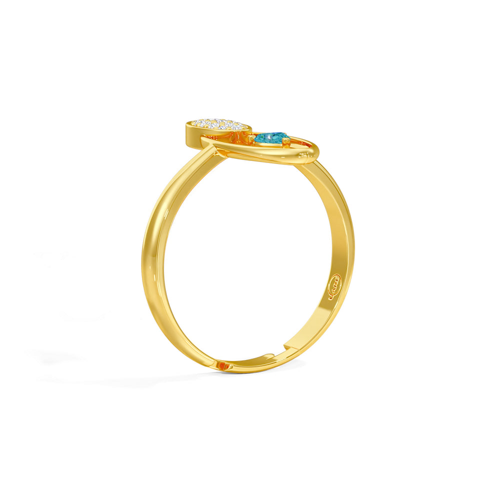 Radiant Heart Oval Ring