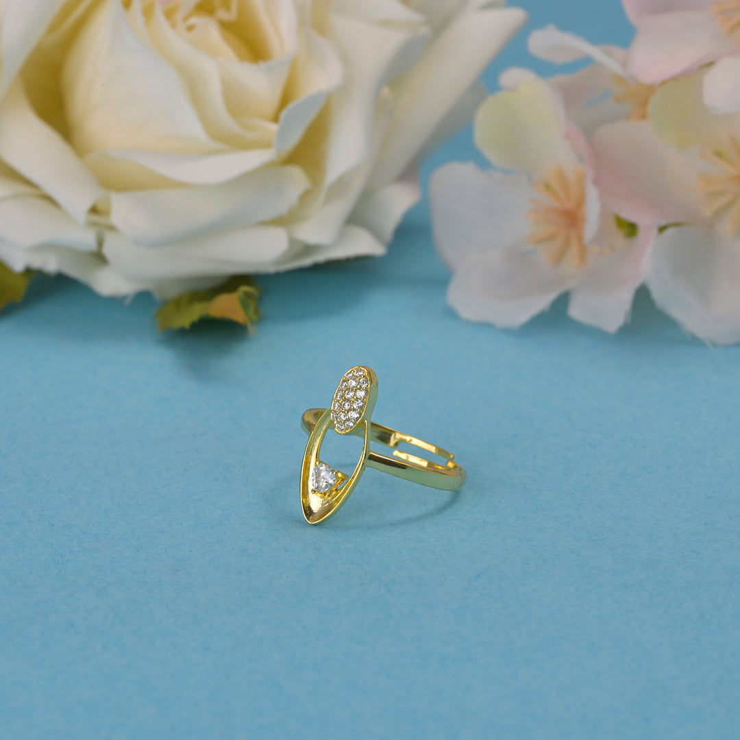 Radiant Heart Oval Ring