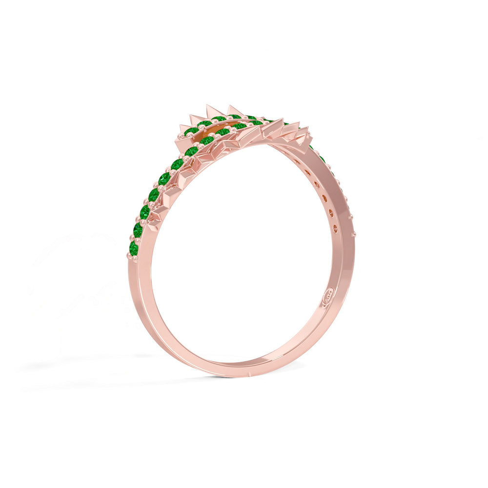 #metal_rose-gold-plated#stone-colour_emerald-green