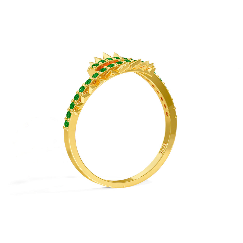 #metal_gold-plated#stone-colour_emerald-green