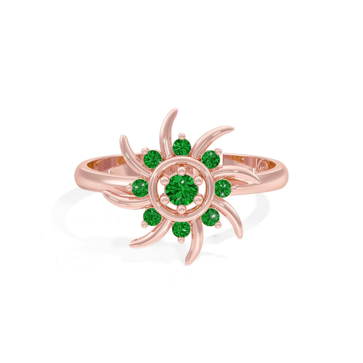 #metal_rose-gold-plated#stone-colour_emerald-green