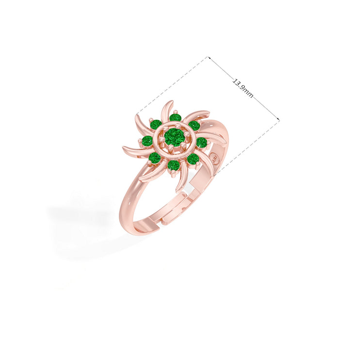 #metal_rose-gold-plated#stone-colour_emerald-green