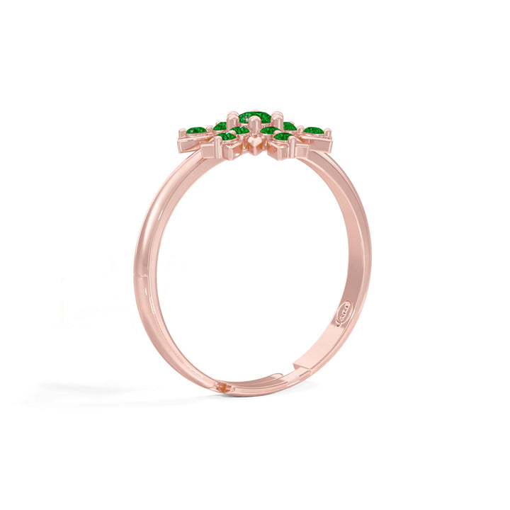 #metal_rose-gold-plated#stone-colour_emerald-green