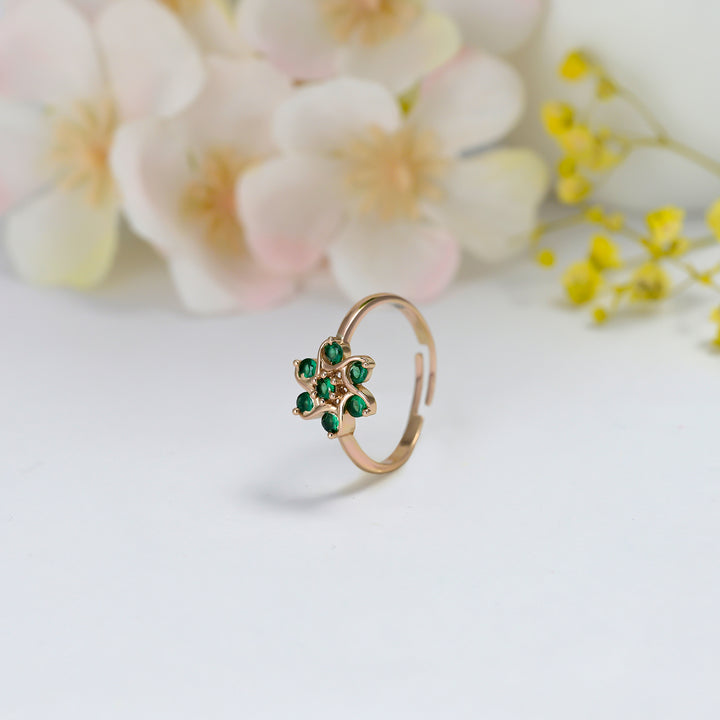 #metal_rose-gold-plated#stone-colour_emerald-green