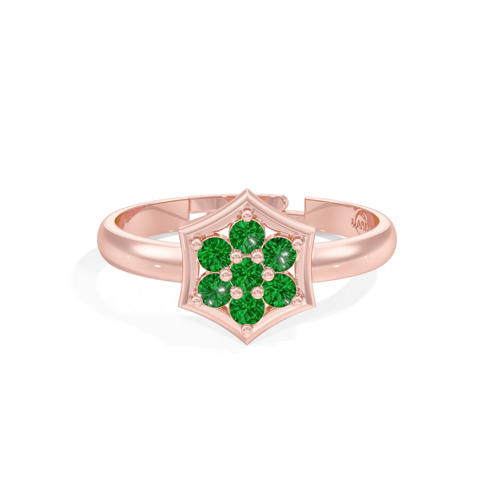 #metal_rose-gold-plated#stone-colour_emerald-green