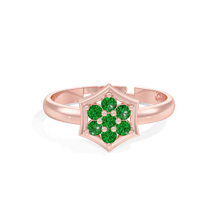 #metal_rose-gold-plated#stone-colour_emerald-green