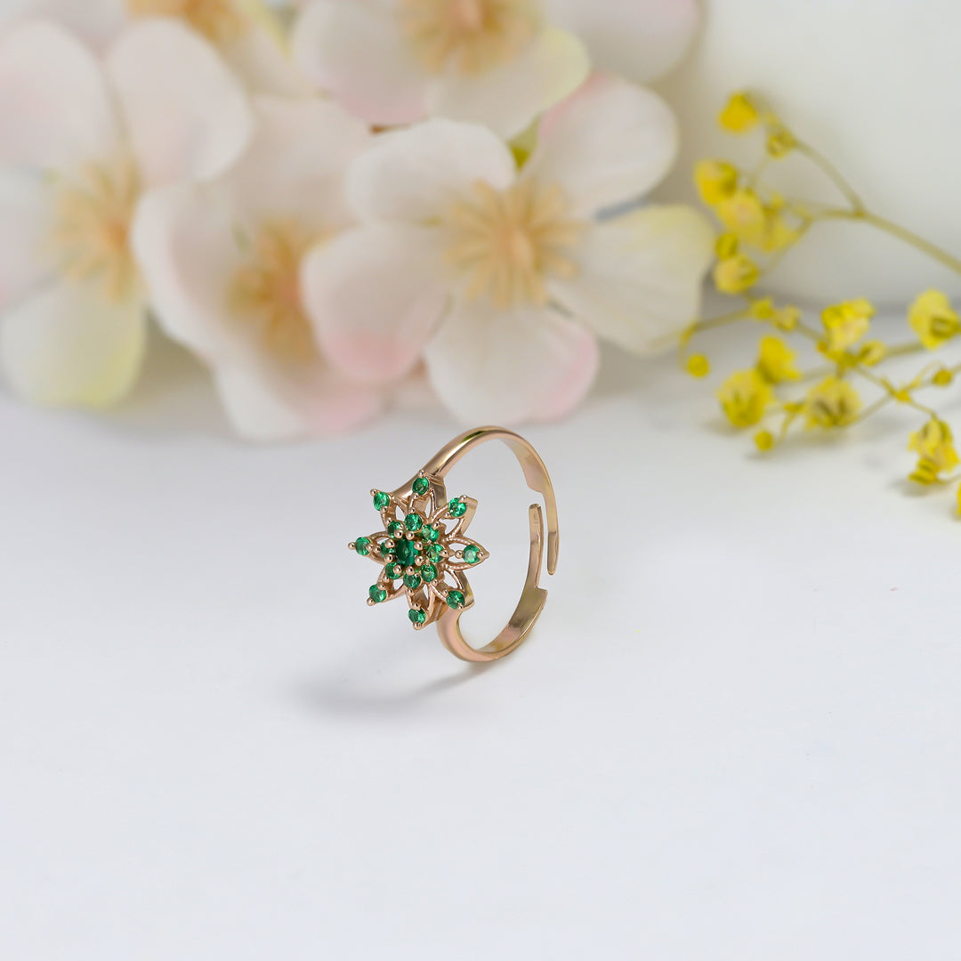 #metal_rose-gold-plated#stone-colour_emerald-green