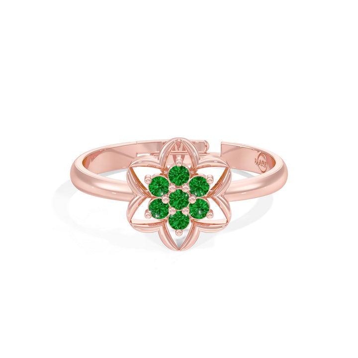 #metal_rose-gold-plated#stone-colour_emerald-green