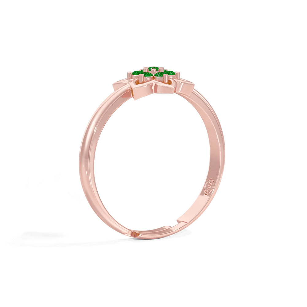 #metal_rose-gold-plated#stone-colour_emerald-green