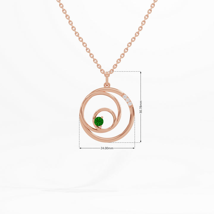 #metal_rose-gold-plated#stone-colour_emerald-green