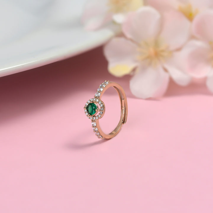 #metal_rose-gold-plated#stone-colour_emerald-green