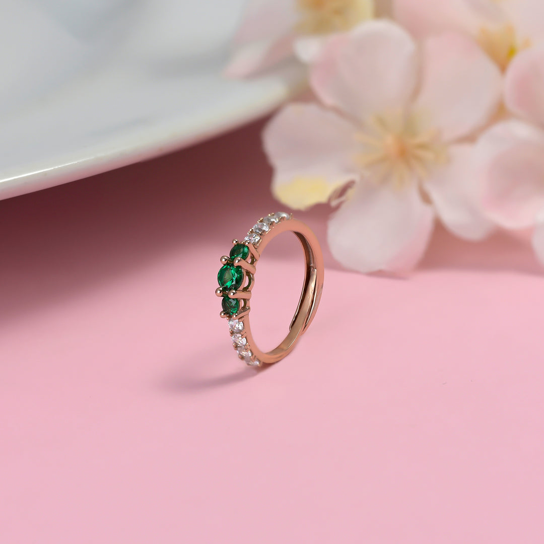 #metal_rose-gold-plated#stone-colour_emerald-green