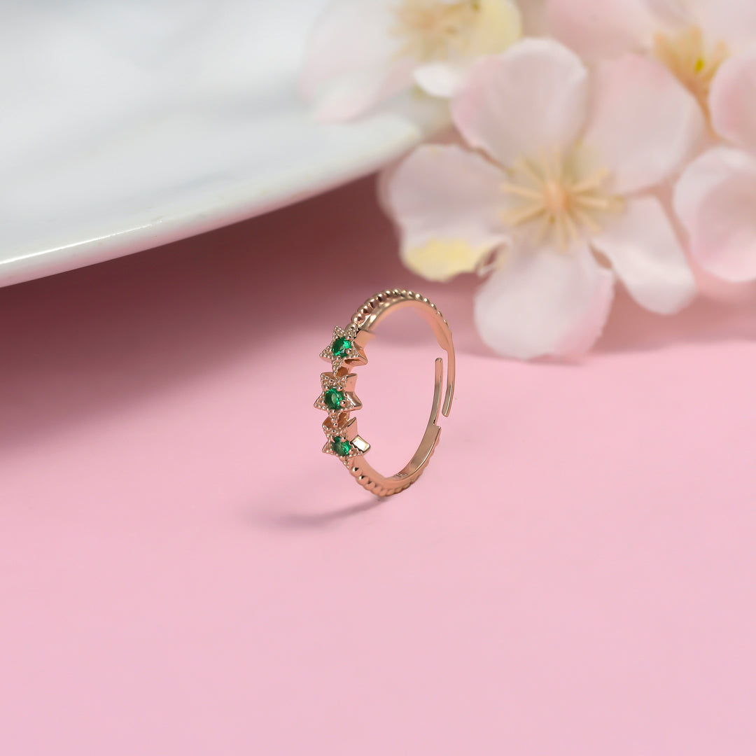 #metal_rose-gold-plated#stone-colour_emerald-green