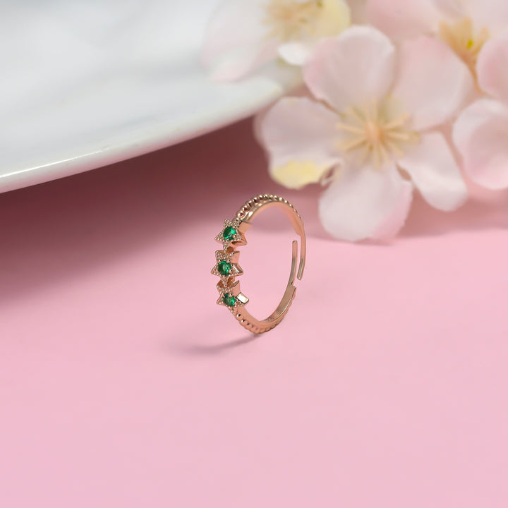 #metal_rose-gold-plated#stone-colour_emerald-green
