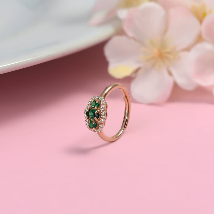 #metal_rose-gold-plated#stone-colour_emerald-green