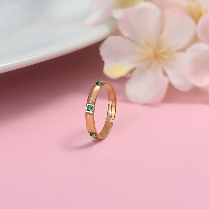 #metal_rose-gold-plated#stone-colour_emerald-green