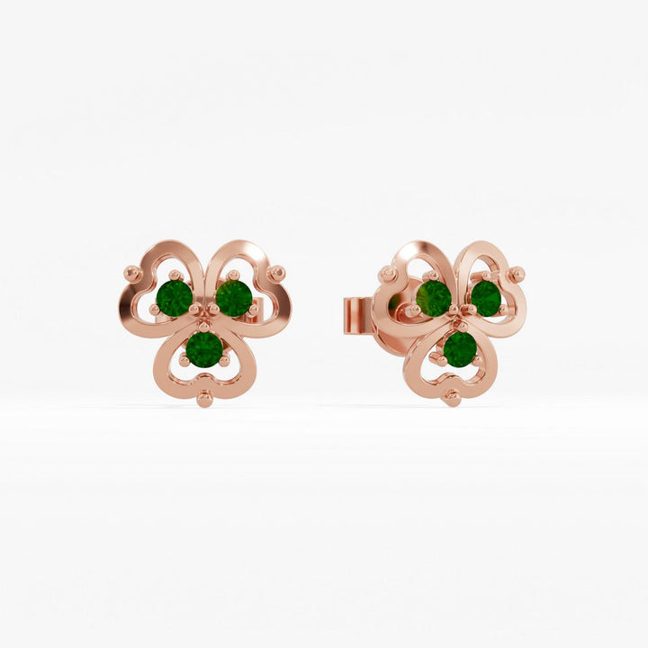 #metal_rose-gold-plated#stone-colour_emerald-green