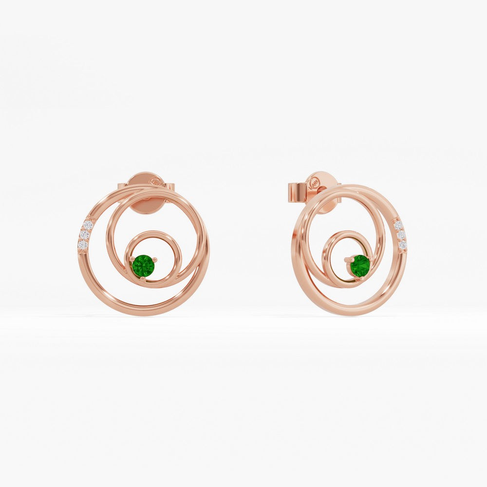 #metal_rose-gold-plated#stone-colour_emerald-green