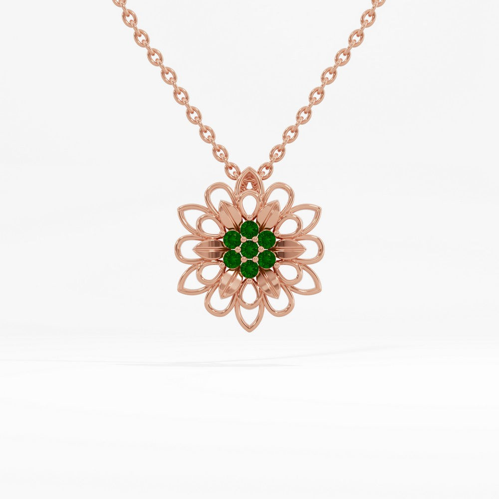 #metal_rose-gold-plated#stone-colour_emerald-green