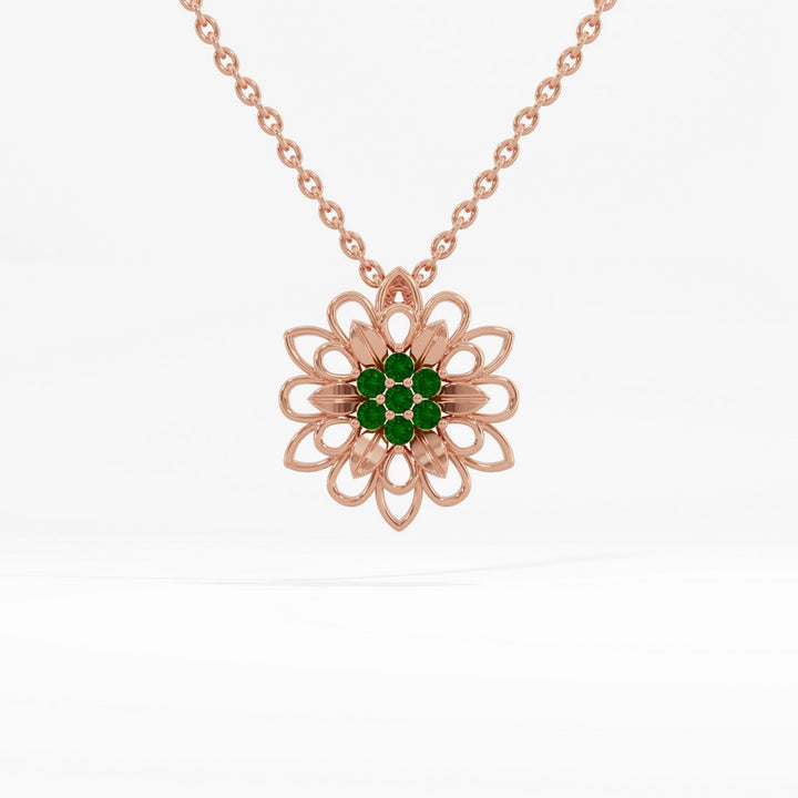 #metal_rose-gold-plated#stone-colour_emerald-green