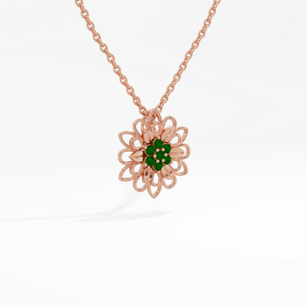 #metal_rose-gold-plated#stone-colour_emerald-green