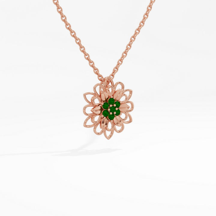 #metal_rose-gold-plated#stone-colour_emerald-green