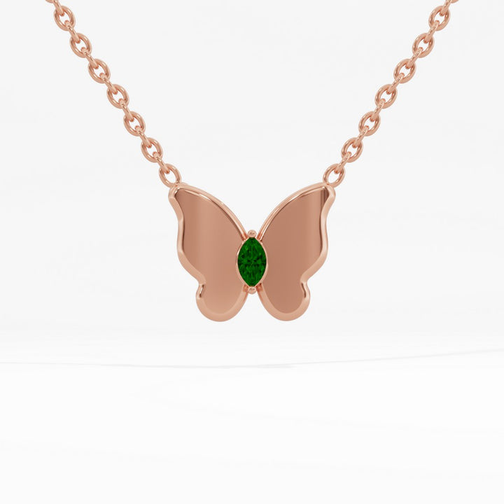 #metal_rose-gold-plated#stone-colour_emerald-green