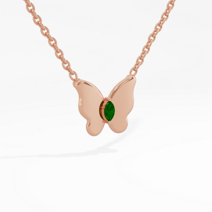#metal_rose-gold-plated#stone-colour_emerald-green