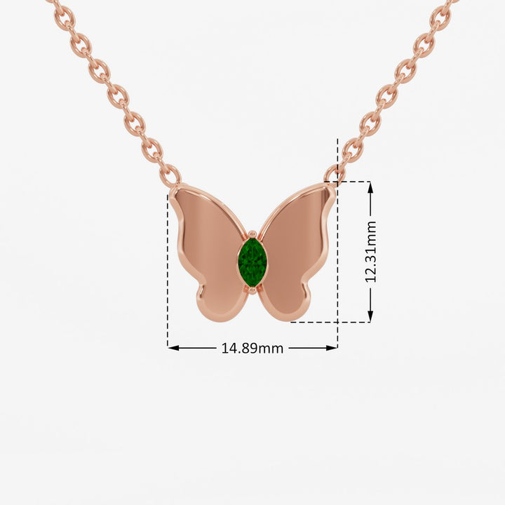 #metal_rose-gold-plated#stone-colour_emerald-green
