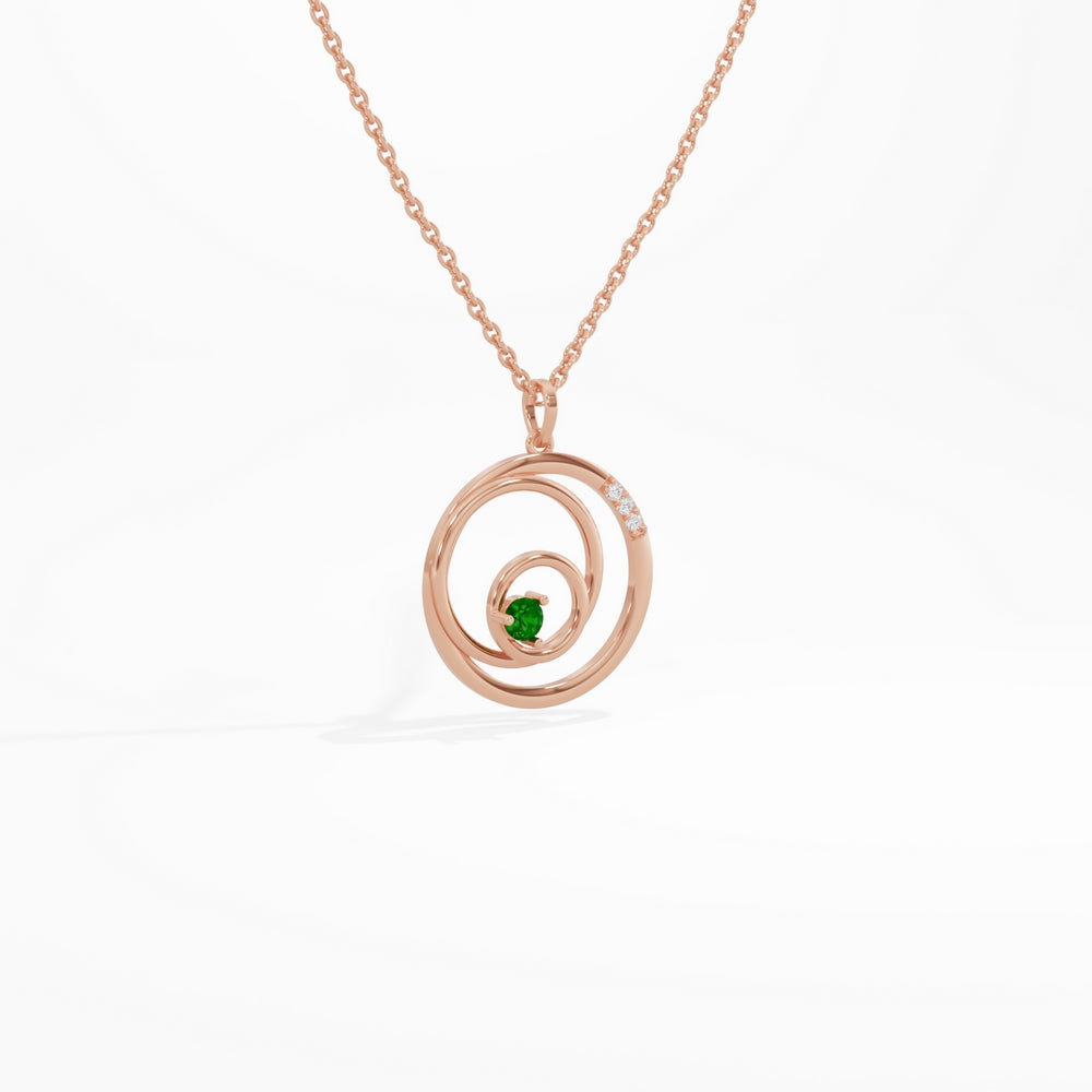 #metal_rose-gold-plated#stone-colour_emerald-green