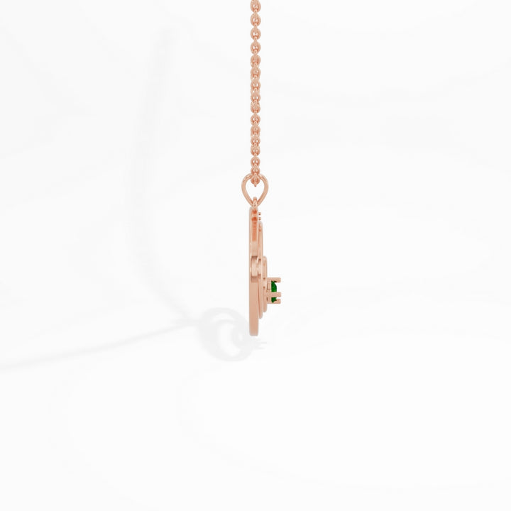 #metal_rose-gold-plated#stone-colour_emerald-green