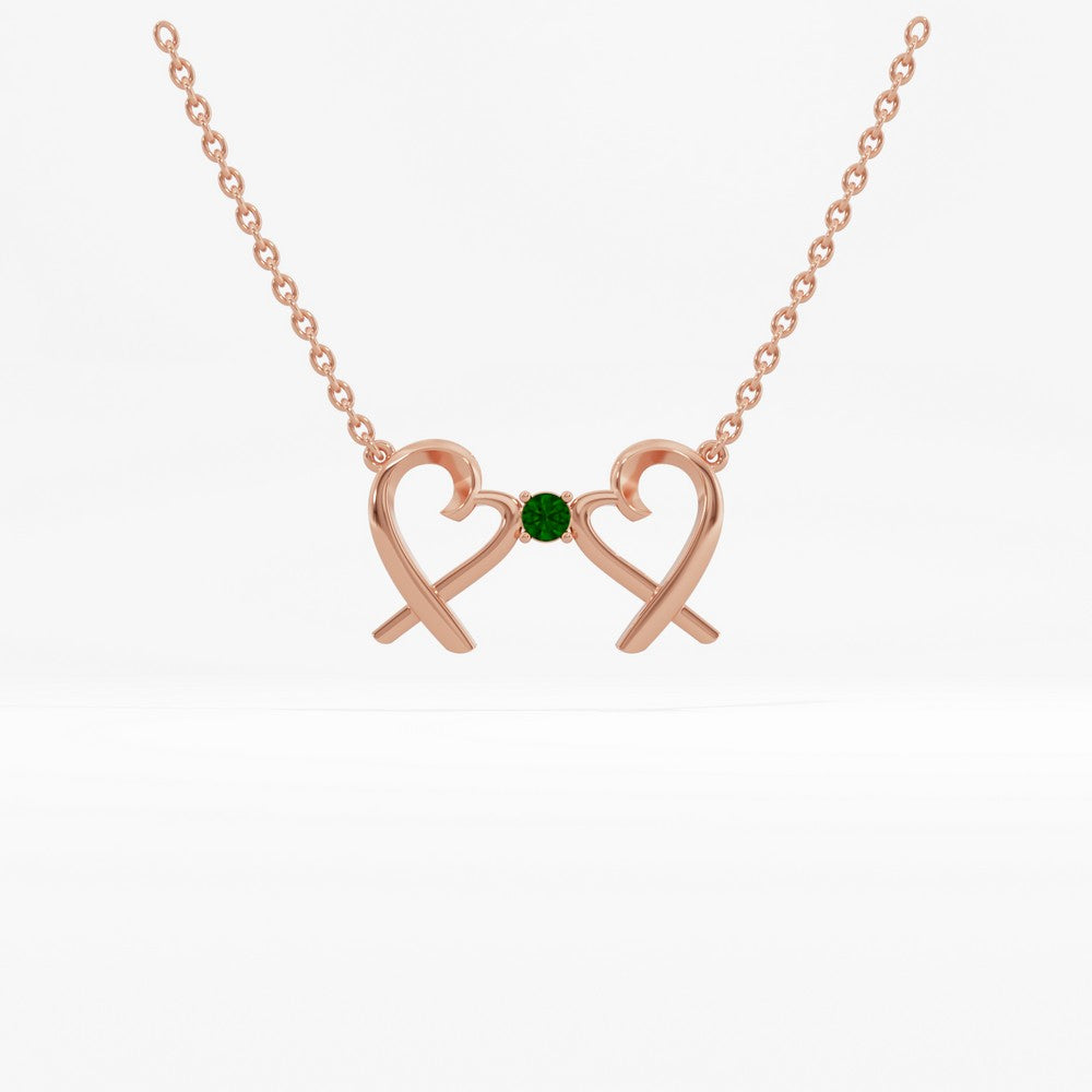 #metal_rose-gold-plated#stone-colour_emerald-green