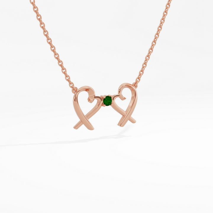 #metal_rose-gold-plated#stone-colour_emerald-green
