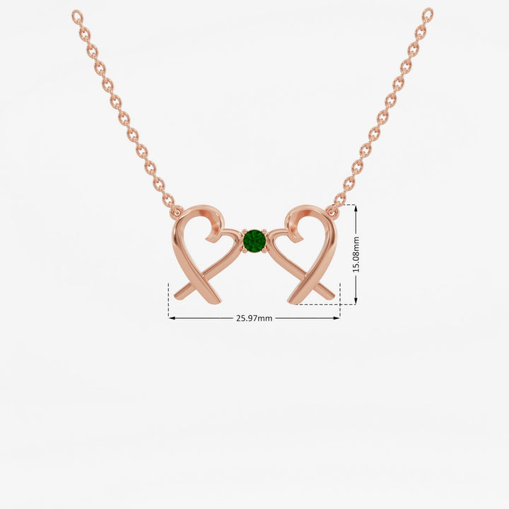 #metal_rose-gold-plated#stone-colour_emerald-green